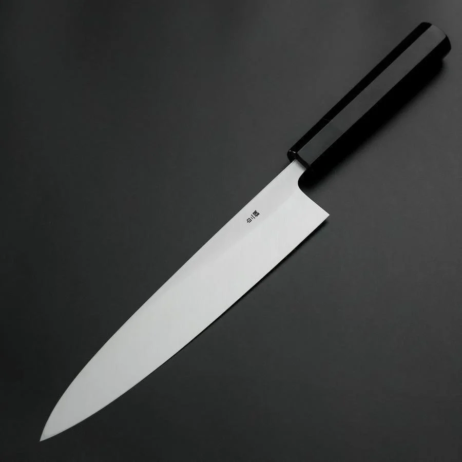 Aideba White Steel #2 Kasumi Büffelhorn und Ebenholz Griff 240mm - Image 2