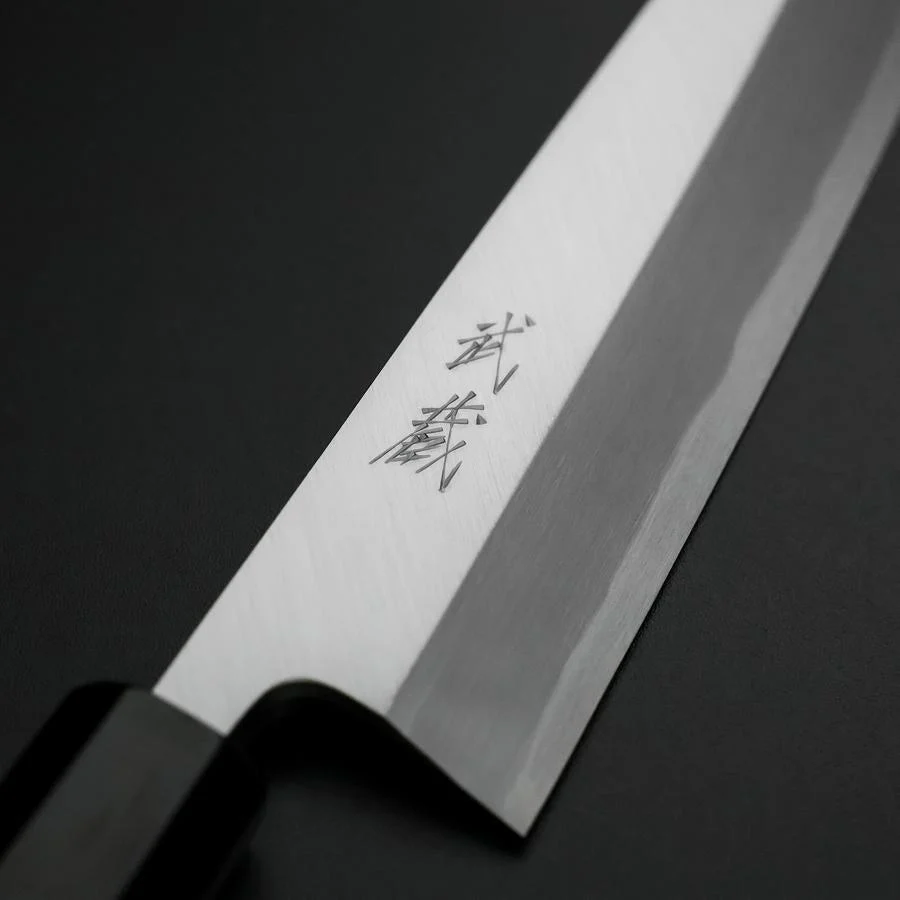 Aideba White Steel #2 Kasumi Büffelhorn und Ebenholz Griff 240mm - Image 3