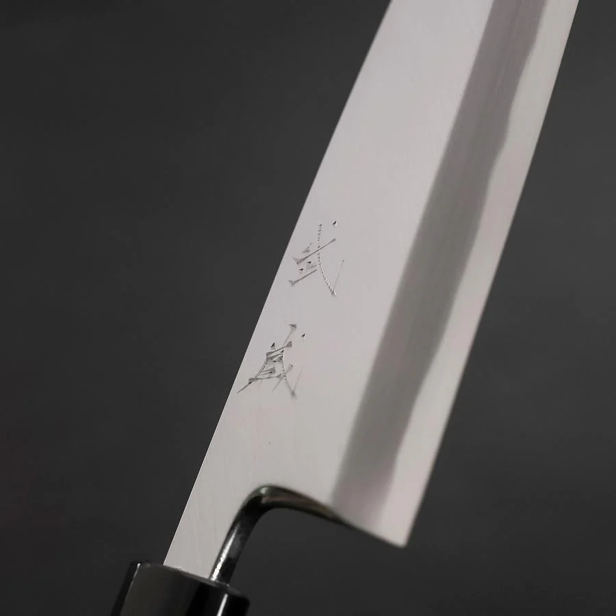 Aideba White Steel #2 Kasumi Büffelhorn und Magnolienholz Griff 180mm - Image 3