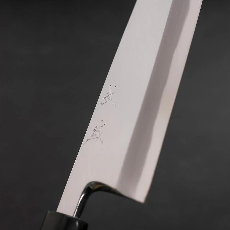 Aideba White Steel #2 Kasumi Büffelhorn und Magnolienholz Griff 225mm - Image 3