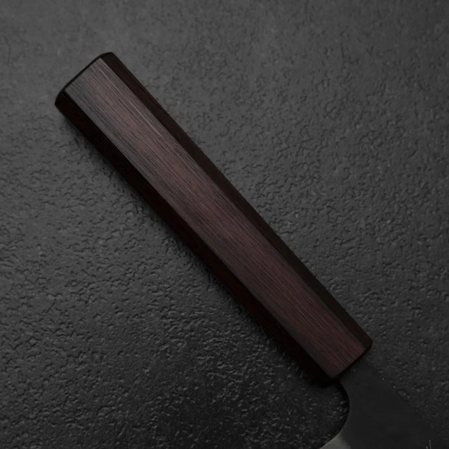 Ajikiri Blue Steel #1 Kurouchi Lila Urushi Griff 145mm - Image 6
