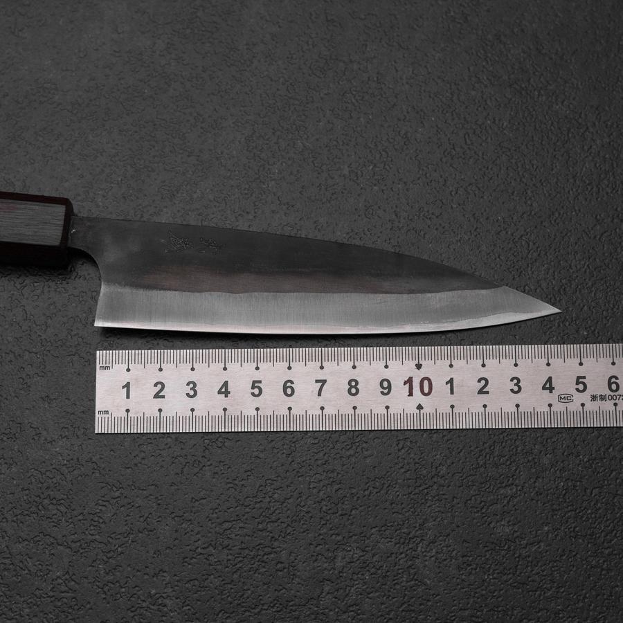 Ajikiri Blue Steel #1 Kurouchi Lila Urushi Griff 145mm - Image 7