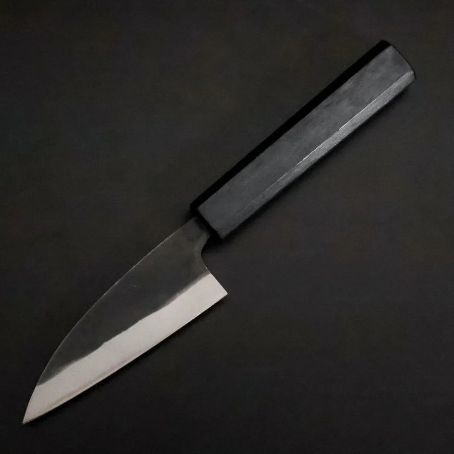 Ajikiri Blue Steel #2  Kurouchi Blauer Urushi Griff 105mm - Image 2