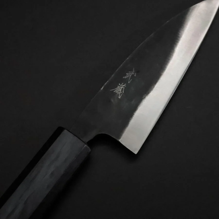 Ajikiri Blue Steel #2  Kurouchi Blauer Urushi Griff 105mm - Image 3