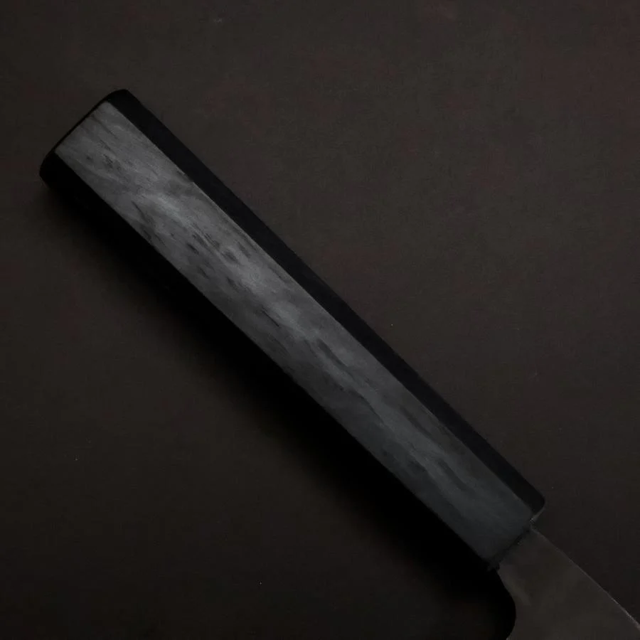 Ajikiri Blue Steel #2  Kurouchi Blauer Urushi Griff 105mm - Image 6