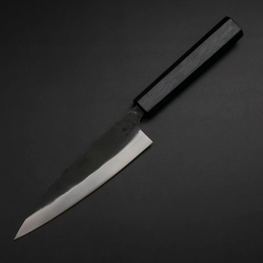 Ajikiri Blue Steel #2 Kurouchi Dunkelblauer Urushi Griff 145mm - Image 2