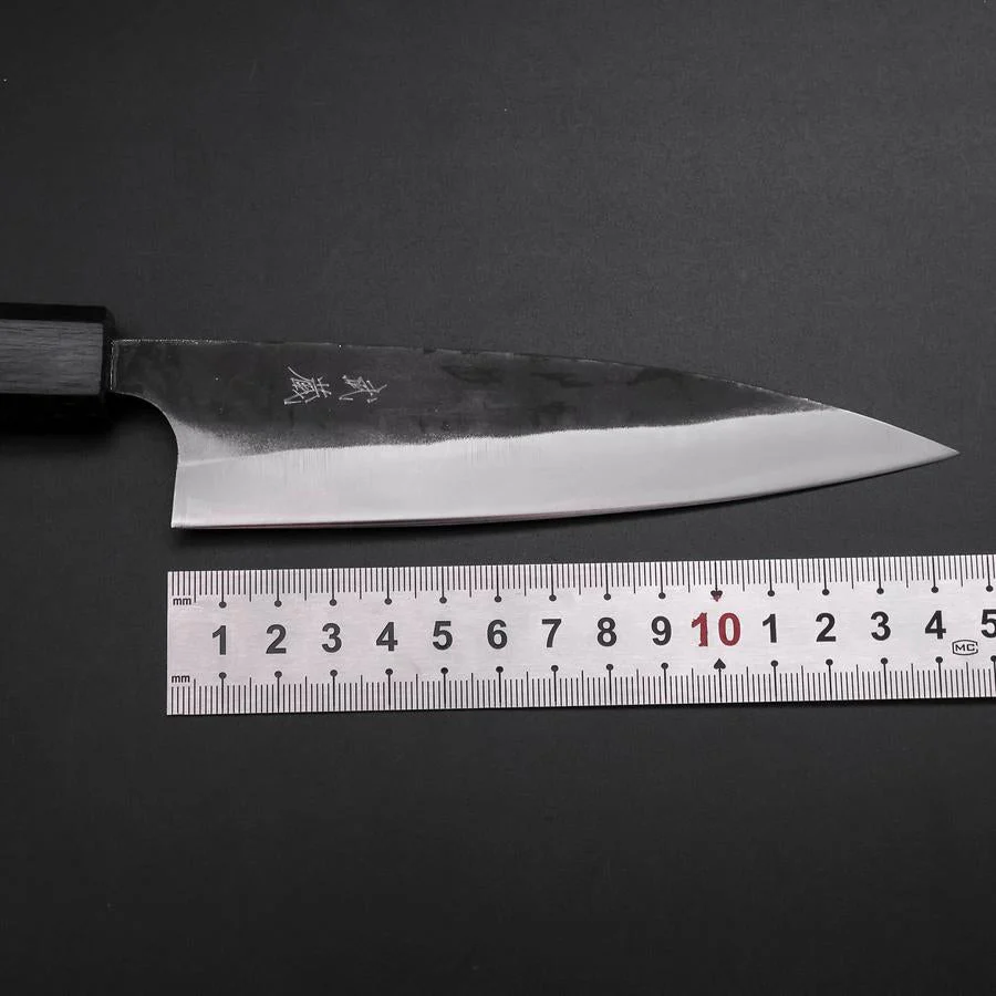 Ajikiri Blue Steel #2 Kurouchi Dunkelblauer Urushi Griff 145mm - Image 7