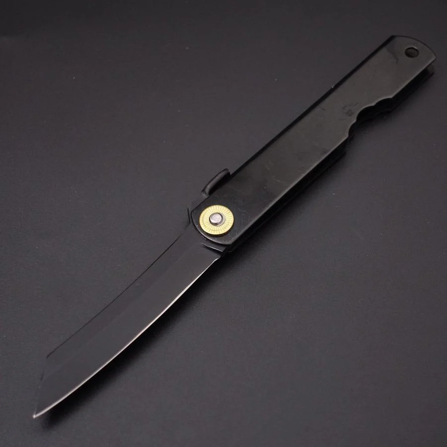Higonokami Blue Steel 80mm Schwarz - Image 2