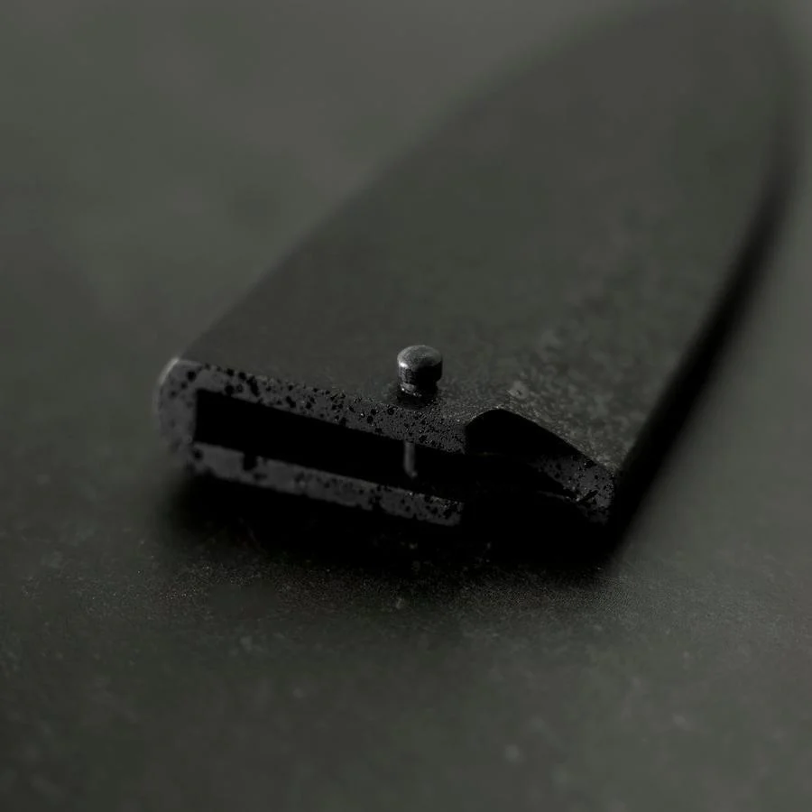 Schwarze Ishime Scheide für Deba mit Pin 150mm - Image 3