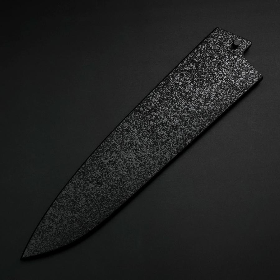 Schwarze-Ishime Saya Scheide für Gyuto mit Pin, 270mm