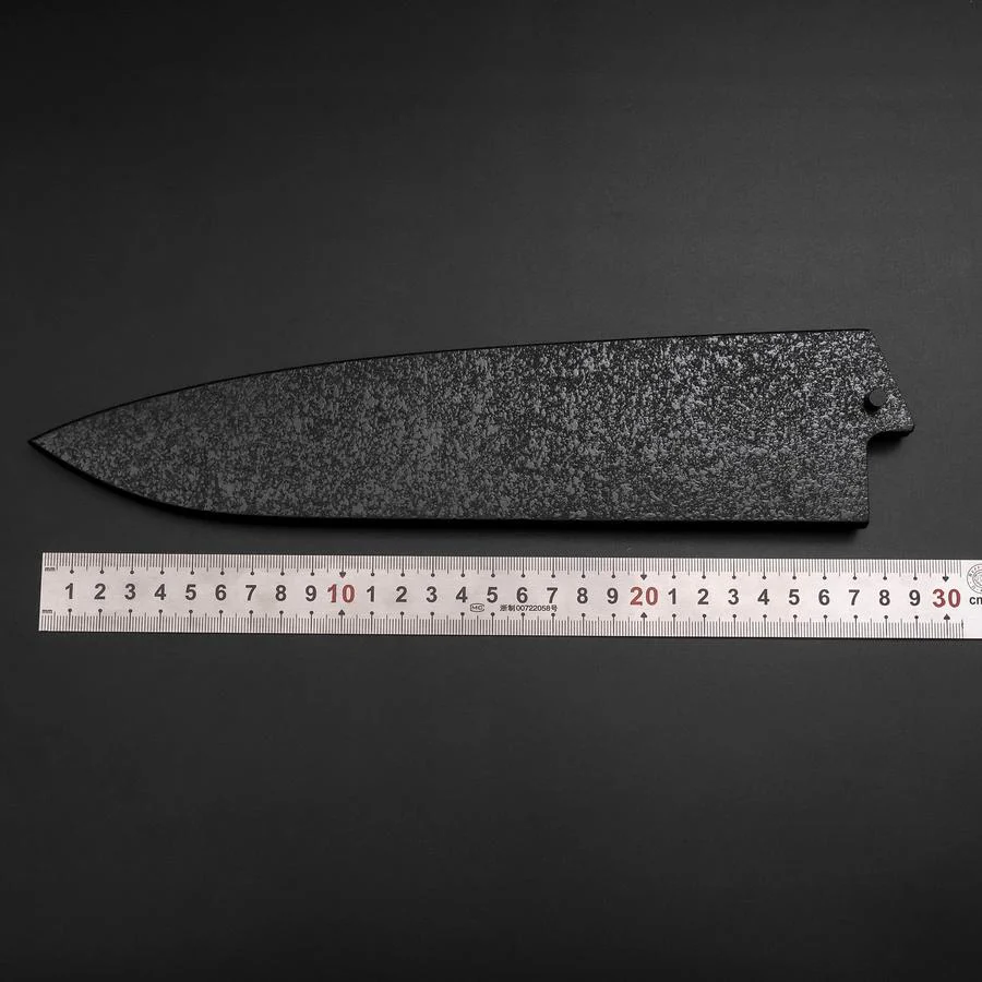 Schwarze-Ishime Saya Scheide für Gyuto mit Pin, 270mm - Image 4