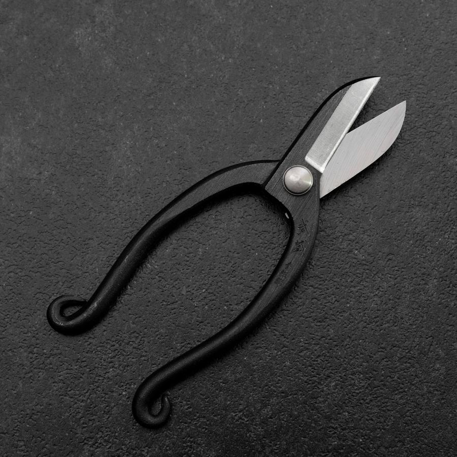 Black Musashi Blumenschere Blue Steel #2 geschmiedeter Undercut-Griff 165mm - Image 3