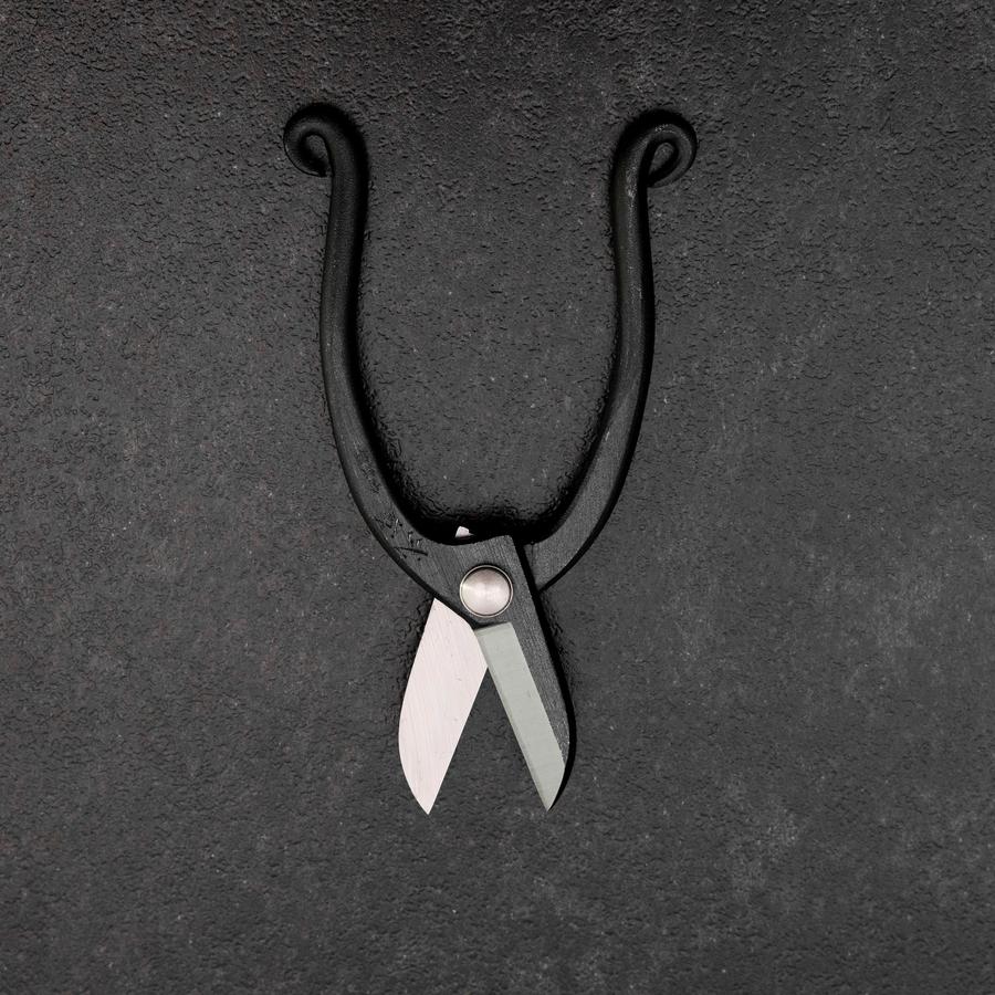 Black Musashi Blumenschere Blue Steel #2 geschmiedeter Undercut-Griff 165mm - Image 5