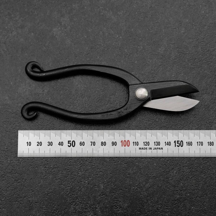Black Musashi Blumenschere Blue Steel #2 geschmiedeter Undercut-Griff 165mm - Image 6