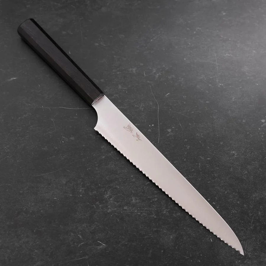 Brotmesser Molybdän Poliert Ebenholz Griff 230mm