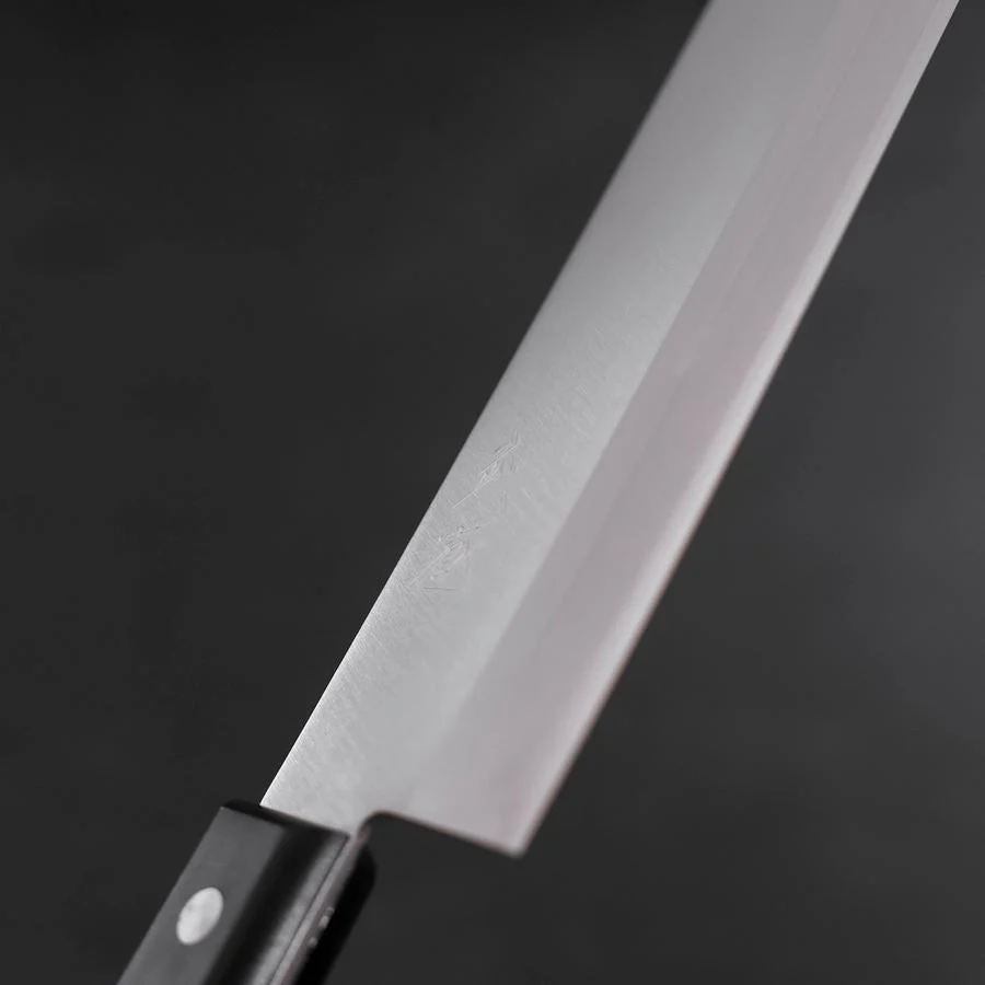Nakiri Edelstahlummantelung White Steel #2 Poliert Schwarzer Westlicher Griff 150mm - Image 3