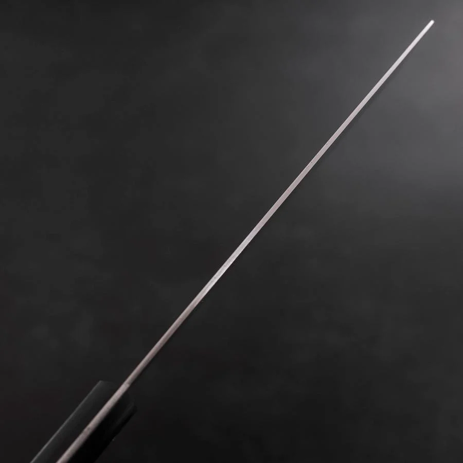 Nakiri Edelstahlummantelung White Steel #2 Poliert Schwarzer Westlicher Griff 150mm - Image 5