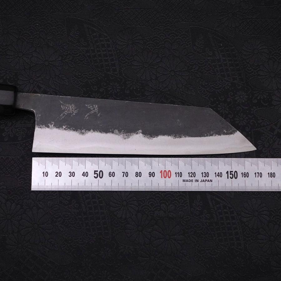 Bunka Aogami-Super Kurouchi Büffelhorn und Ebenholz Griff 165mm - Image 7