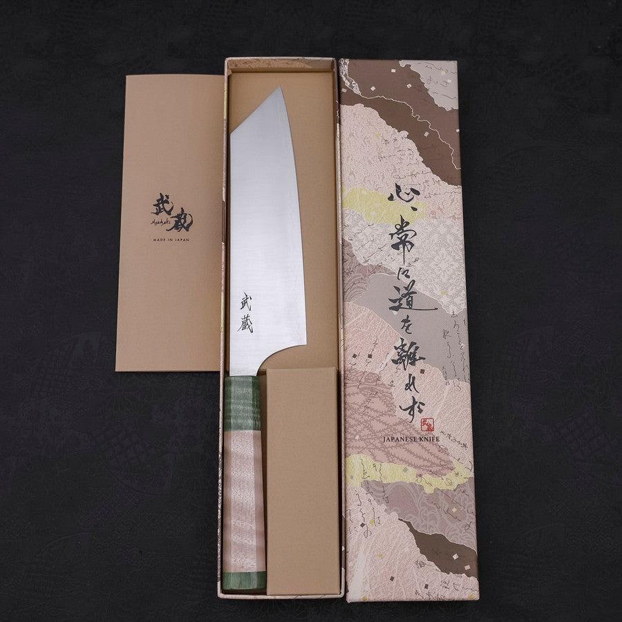 Bunka Blue Super Poliert Grüner Ahornholz Griff 180mm - Image 8