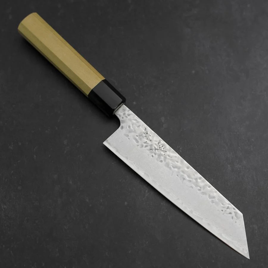 Bunka AUS-10 Tsuchime Damast Büffelhorn und Magnolienholz Griff 170mm