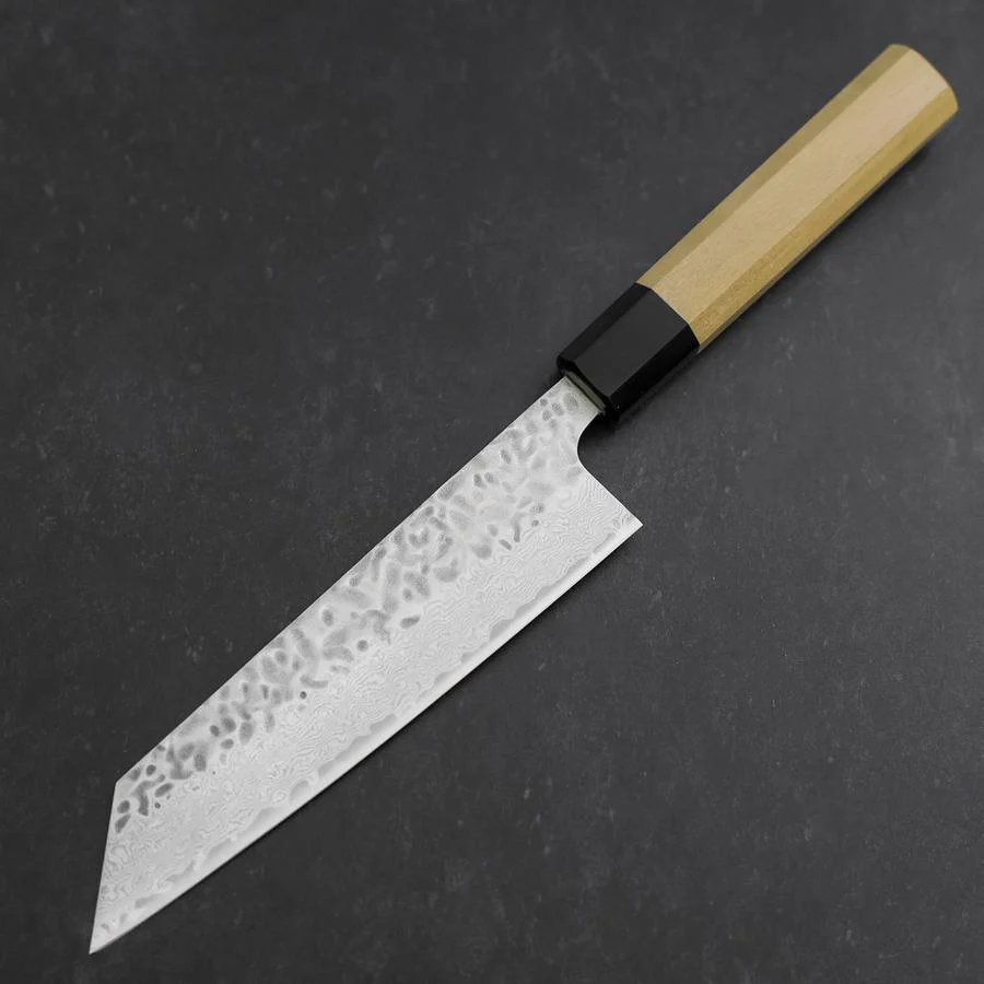 Bunka AUS-10 Tsuchime Damast Büffelhorn und Magnolienholz Griff 170mm - Image 2