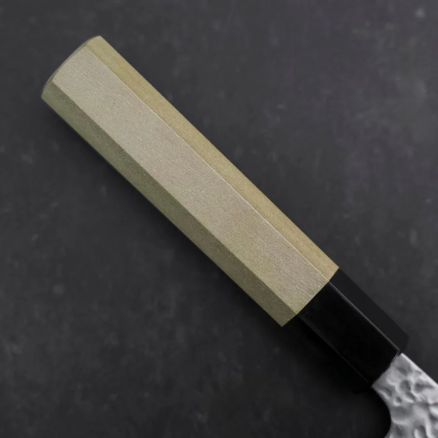 Bunka AUS-10 Tsuchime Damast Büffelhorn und Magnolienholz Griff 170mm - Image 6