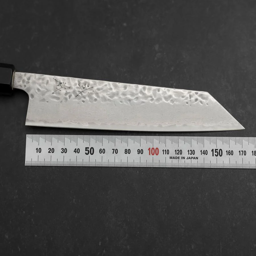 Bunka AUS-10 Tsuchime Damast Büffelhorn und Magnolienholz Griff 170mm - Image 7