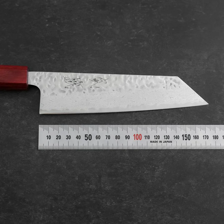Bunka AUS-10 Tsuchime Damast Rosenholz Griff 170mm - Image 7