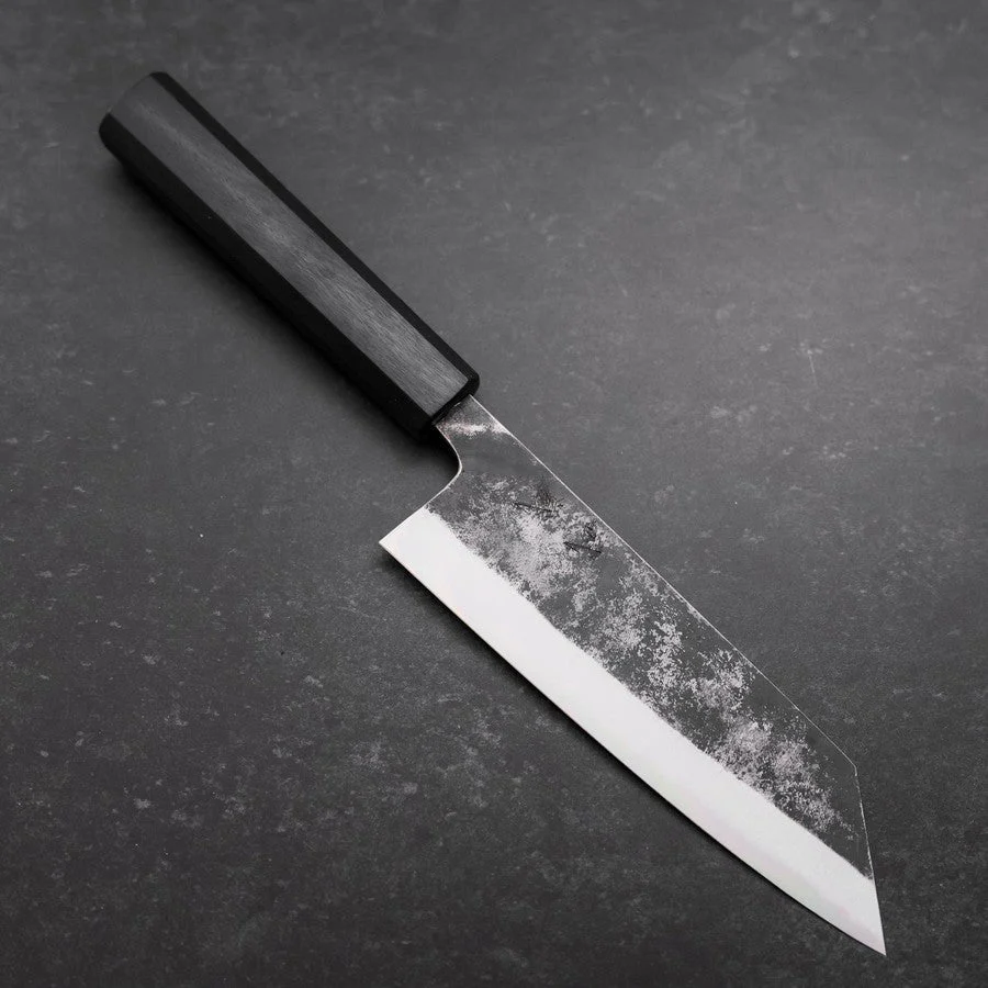 Bunka Blue Steel #1 Kurouchi Dunkelblauer Urushi Griff 170mm
