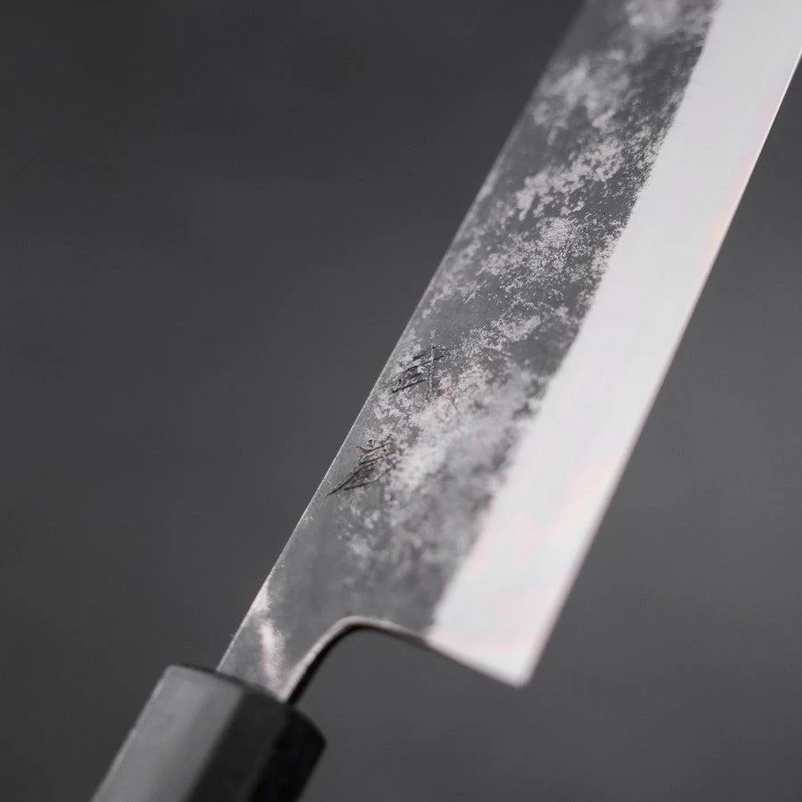 Bunka Blue Steel #1 Kurouchi Dunkelblauer Urushi Griff 170mm - Image 3