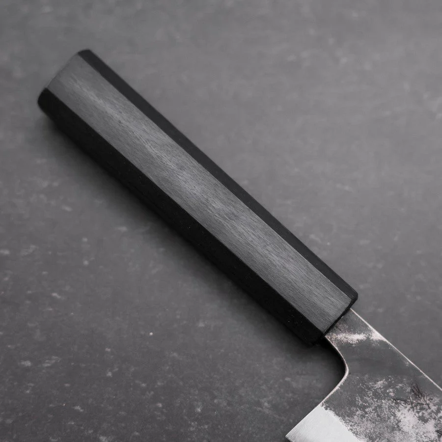 Bunka Blue Steel #1 Kurouchi Dunkelblauer Urushi Griff 170mm - Image 6