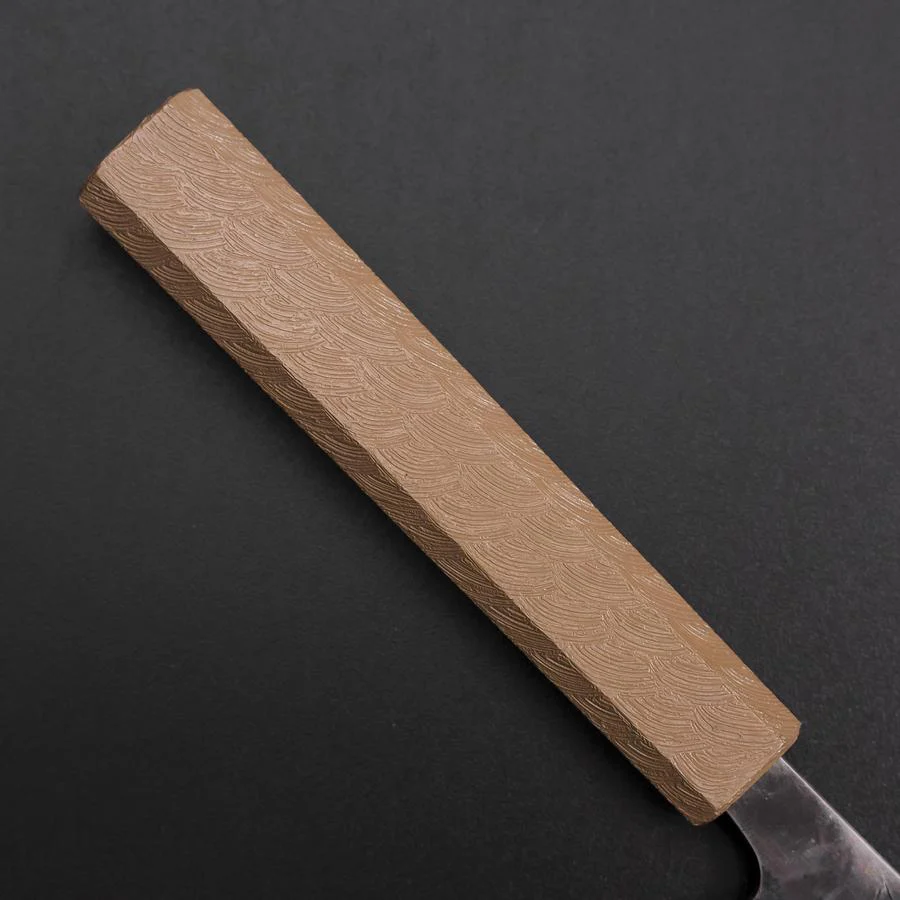 Bunka Blue Steel #1 Kurouchi Weißer Urushi Griff 170mm - Image 6