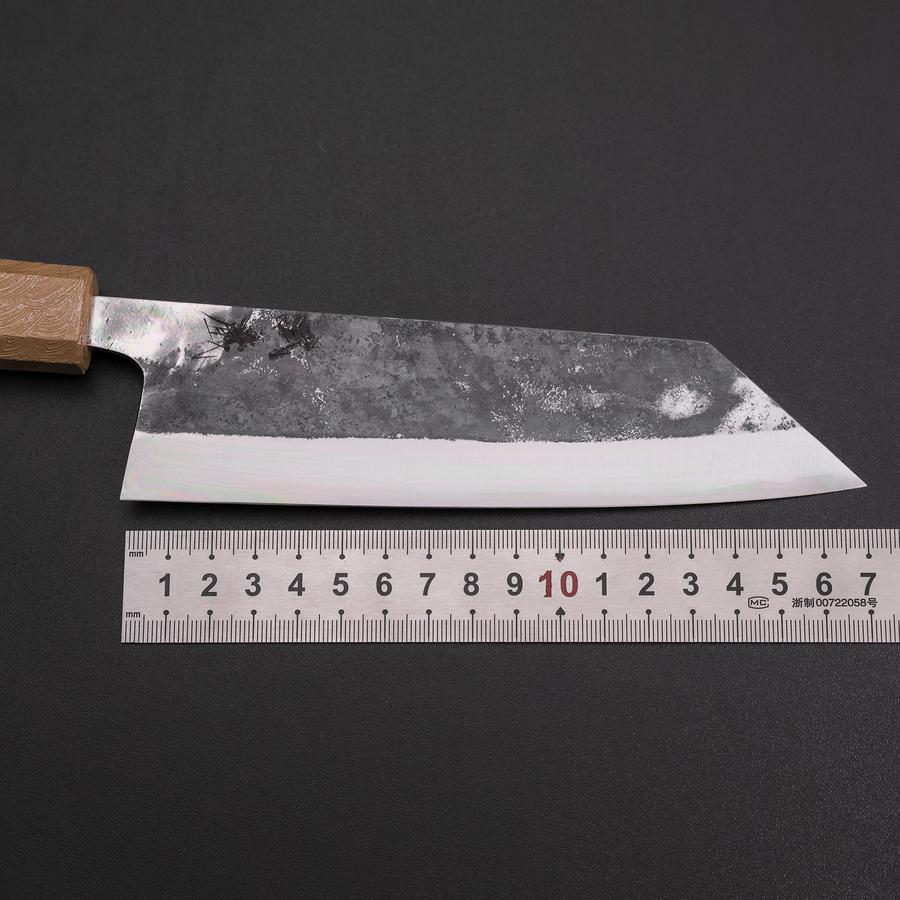 Bunka Blue Steel #1 Kurouchi Weißer Urushi Griff 170mm - Image 7