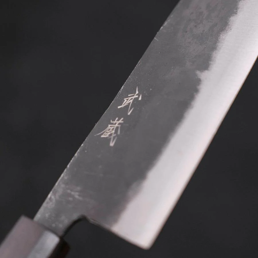 Bunka Blue Steel #2 Kurouchi Ebenholz Griff 165mm - Image 3