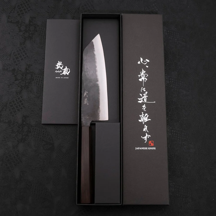 Bunka Blue Steel #2 Kurouchi Ebenholz Griff 165mm - Image 8