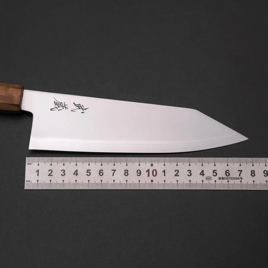 Bunka Blue Steel #2 Poliert Olivenholz Griff 170mm - Image 7