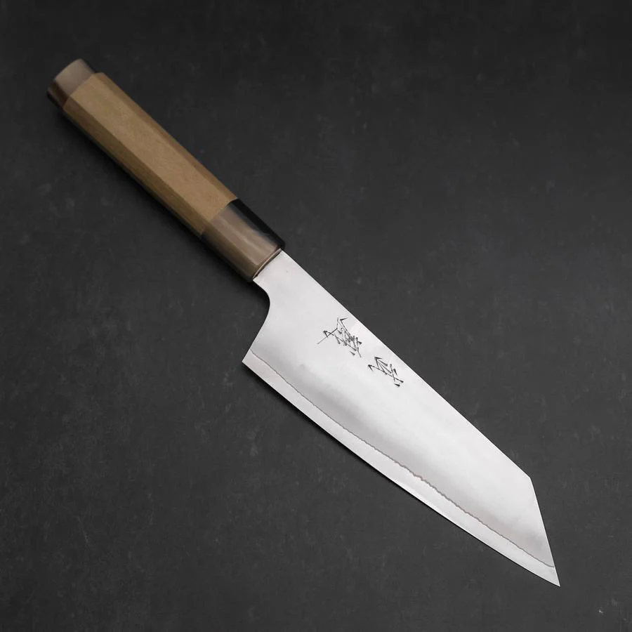 Bunka HAP-40 Bokashi Doppelter Büffelhorn-Kappe und Magnolienholz Griff 165mm