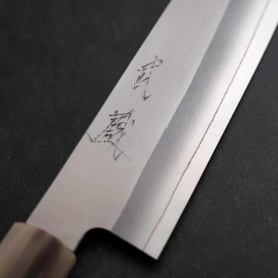 Bunka HAP-40 Poliert Doppelter Büffelhorn-Kappe und Magnolienholz Griff 165mm - Image 3
