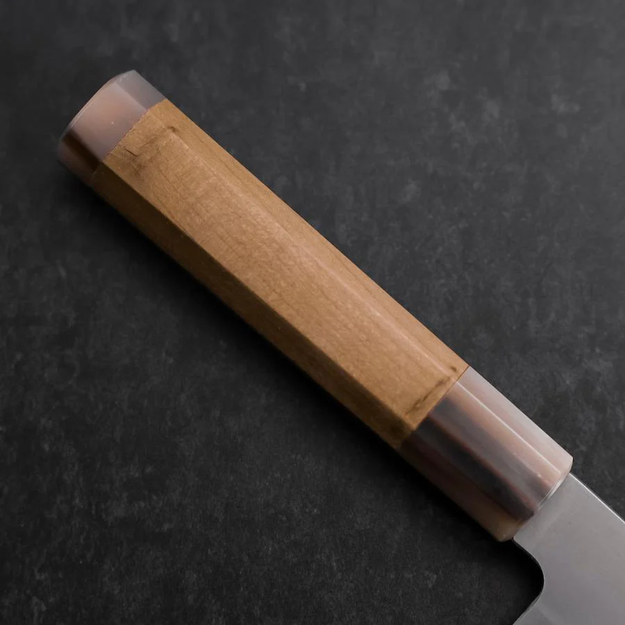 Bunka HAP-40 Poliert Doppelter Büffelhorn-Kappe und Magnolienholz Griff 165mm - Image 6
