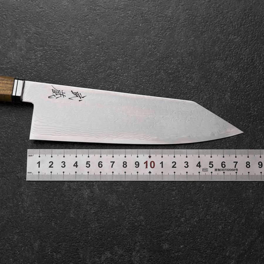 Bunka SG-2 Damast Westlicher Goldener Ebenholz Griff 180mm - Image 7