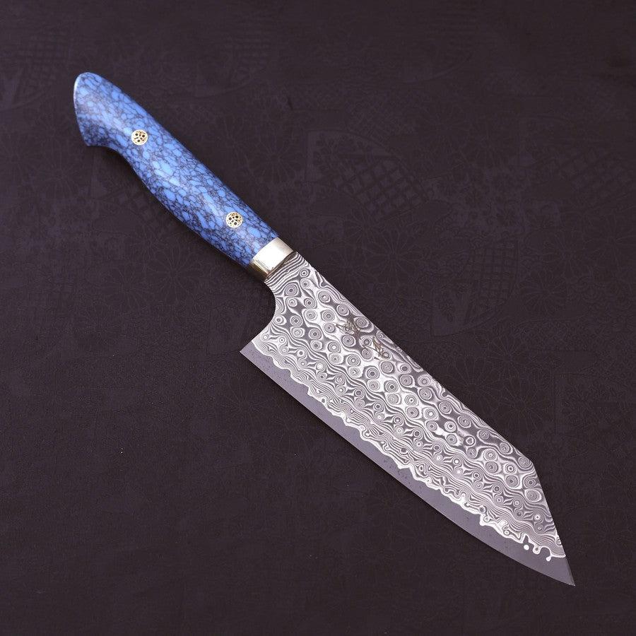 Bunka SG-2 Damast Blauer Türkis Griff 170mm