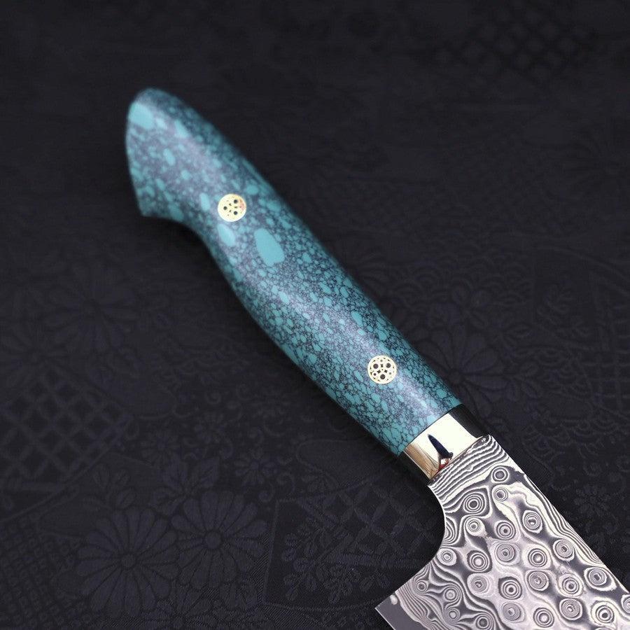 Bunka SG-2 Damast Grüner Türkis Griff 170mm - Image 6