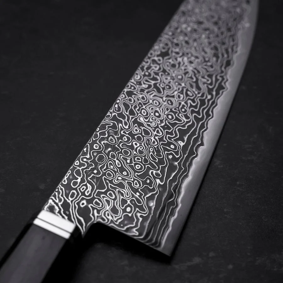 Bunka SG-2 Kurozome Damast Ebenholz Griff 180mm - Image 3