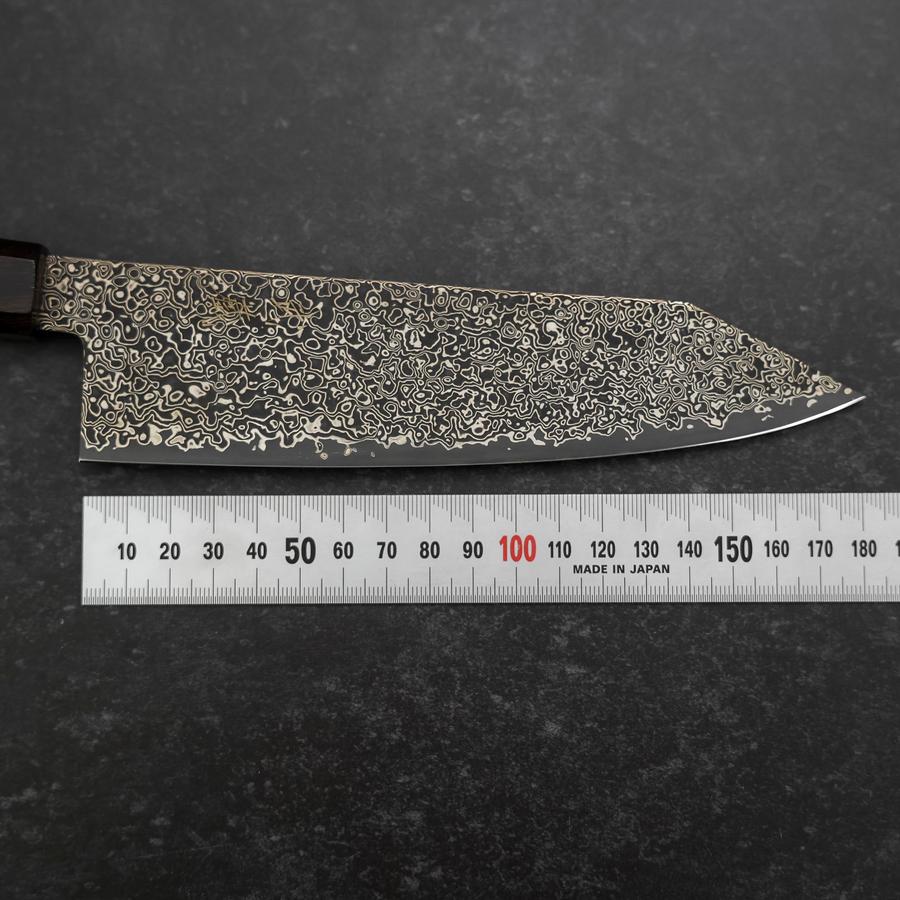 Bunka SG-2 Schwarzer Nickel Damast Ebenholz Griff 180mm - Image 7