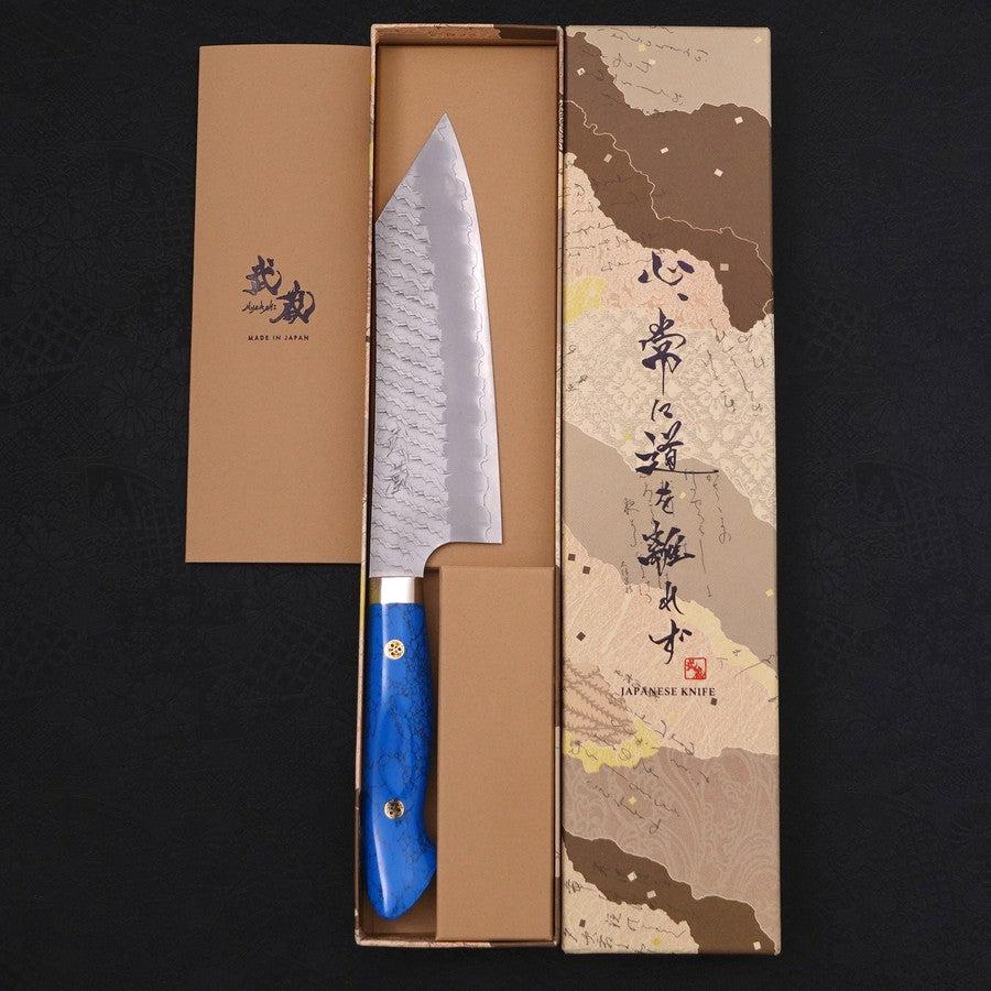 Bunka SG-2 Tsuchime Blauer Türkis Griff 170mm - Image 8