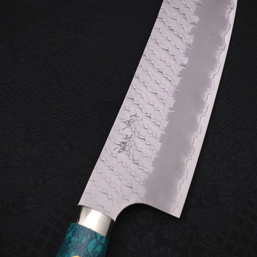 Bunka SG-2 Tsuchime Grüner Türkis Griff 170mm - Image 3
