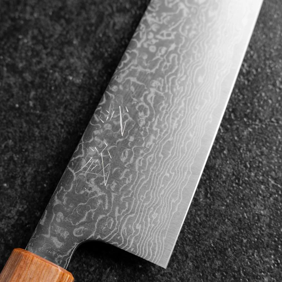 Bunka SPG-Strix Damast Rosenholz Griff 165mm - Image 3