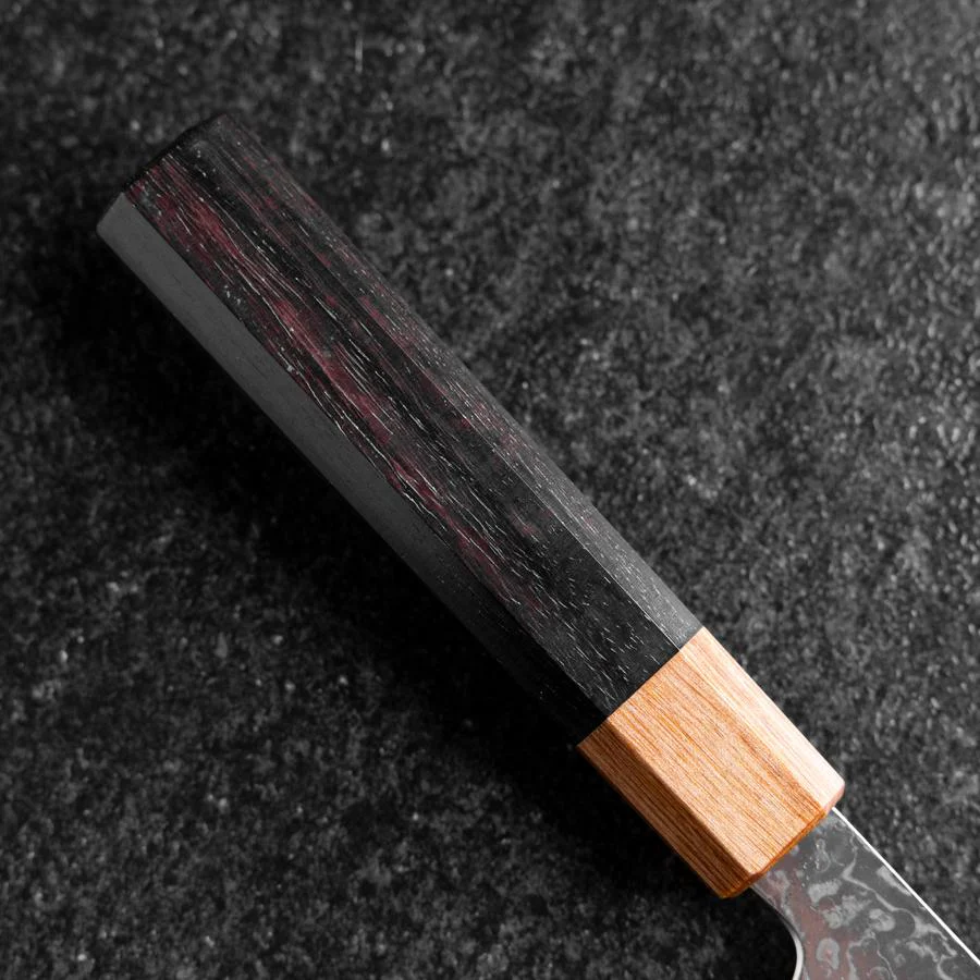 Bunka SPG-Strix Damast Rosenholz Griff 165mm - Image 6