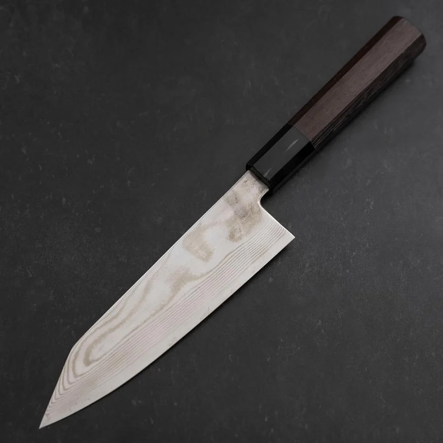 Bunka Silver Steel #3 Damast Büffelhorn und Wenge Griff 170mm - Image 2