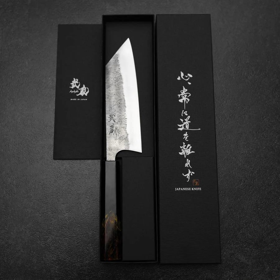 Bunka Silver Steel #3 Nashiji Feuer Urushi Griff 170mm - Image 8